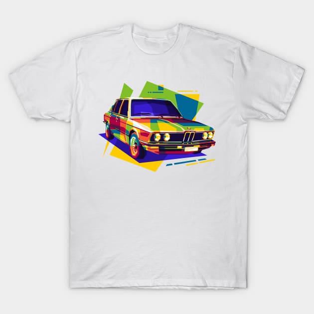 BMW E12 T-Shirt by wpaprint